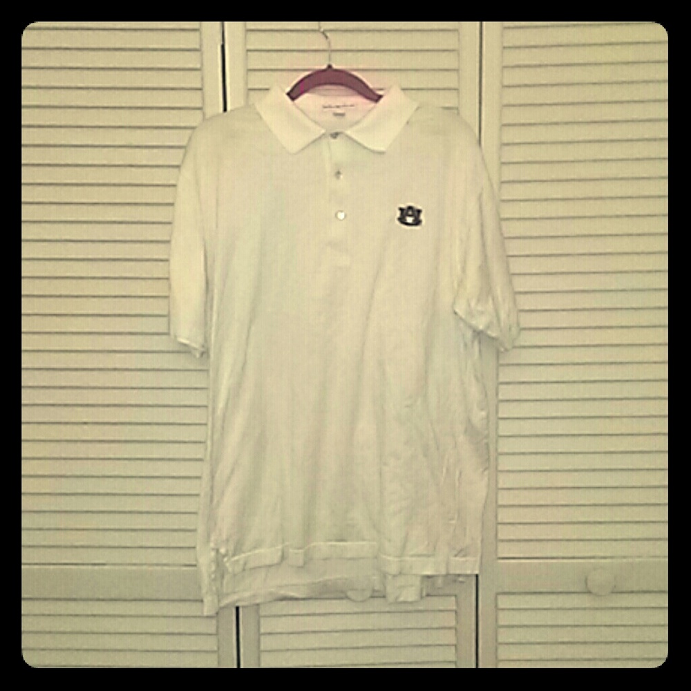 White Auburn University Polo